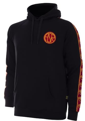 AS Roma Black Taper Hooded Sweater - XXL