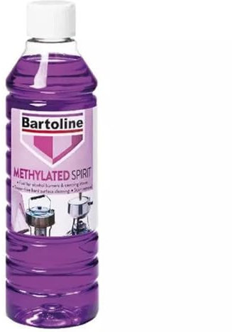 Supadec 500ml Barto-line Methylated Spirit Fuel Burners Camping Stoves Cleaning Meths Stain Household Cleaning Liquid
