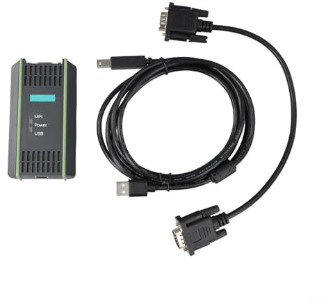 Cable adaptador USB/MPI para PLCs de Siemens serie S7 con mecanismo de protección contra sobretensiones integrado