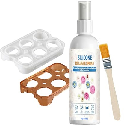 Spray desmoldante de molde, formación de película protectora, 100 ml, spray de molde de resina, liberación de resina amateur, antiadherente, para vacaciones, adultos, profesionales, aficionados