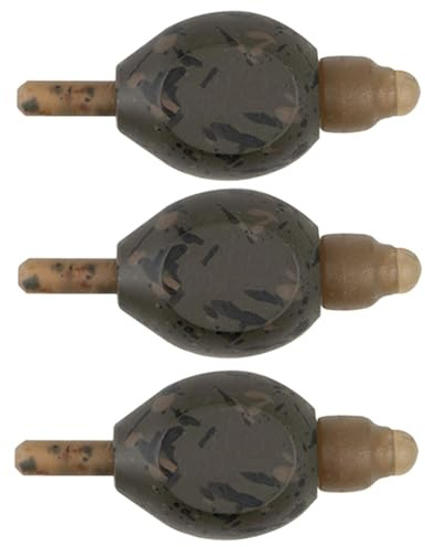 Fox Matrix Inline Pellet Bomb - 3 Inlinebleie zum Feedern, Feederbleie, Angelbleie zum Feederfischen, Inliner Bleie, Gewicht:10g