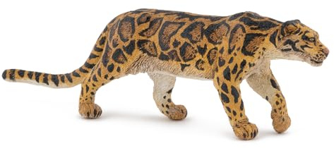 PAPO - Figurine Panthère Nébuleuse Réaliste - 3 Ans + - Collection La Vie Sauvage - Jeu Éducatif Félin Sauvage - Idée Cadeau Jouet Fille Garçon