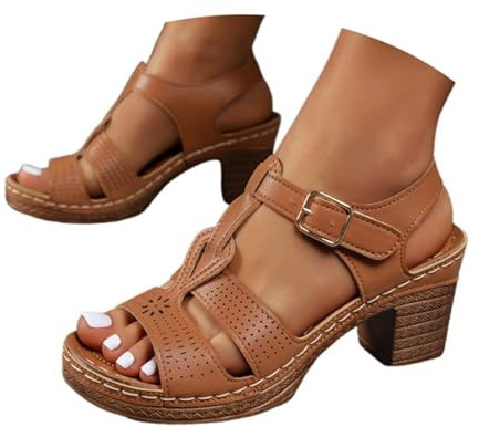 Sandales Femme Talon Chaussure Mariage Chausson Orthopedique Chaussures Compensées Fermées D'été Nu Pieds Été Compensee Dorée Sexy Ete Chic Et Élégant Plates Sandale Eté Confort a Confortable