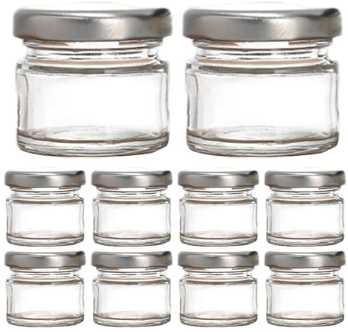 10 pièces encrier scellé mini bouteilles en verre 25 ml récipients de bouteille d'encre transparente avec couvercles à vis pour support de plume oblique support vide stylo à encre pots puits d'e