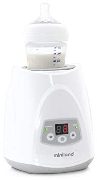 Miniland Baby - Calienta Biberón, Blanco