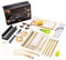 Brodevet Kit Sushi 2025 – 29 Piezas con Guía Práctica, Recetario, Palillos Japoneses, Esterilla Sushi, Molde Onigiri, Arroz Sushi, Alga Nori para Sushi – Set Profesional DIY para Principiantes