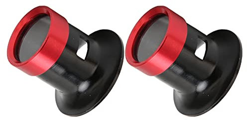 Mrisata Uhrenlupe, Uhrmacherlupe, Augenlupe, Vergrößerung Uhr, 2 Stück, Uhrenlupe, 3-fache Vergrößerung, Abgerundete Kanten, Gehäuse aus Aluminiumlegierung, Glas,