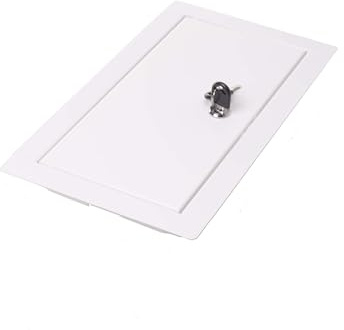 Aqbau® Sportello di ispezione per costruzione a secco 25x30 cm, porta di revisione con serratura, porta di manutenzione, sportello di servizio, porta di manutenzione per costruzione a secco in metallo