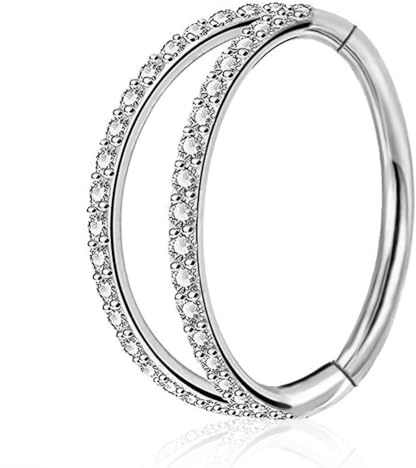 Aucuu Näsring – tegel dubbel ring, 8*8*1.2mm, 1, 1