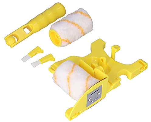 Pennello Angolare per Vernice Al Lattice - Pennello a Rullo per Bordi per Pittura su Pareti Interne - per Rifinire e Sigillare i Bordi