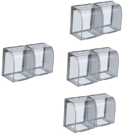 Set di 4 copriprese adesive da parete resistenti alle intemperie, per casa, ufficio, bagno, 2 pezzi x 4 pezzi
