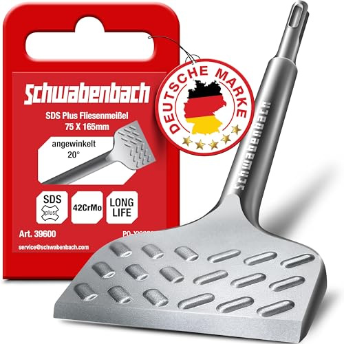 SCHWABENBACH® Fliesenmeißel SDS Plus 75 x 165 mm