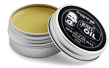 Beyer’s Oil Moustache Wax Eisenkraut 15 ml - Bartwichse - Handgemacht in Bayern - 100% natürlich - Formt den Oberlippenbart zu einem perfekten Schnauzbart