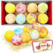 8 x Bombas de baño Juego de regalo paquete de valor de Zimpli Gifts, Regalo para mamá, esposa, novia, hija, Ideal para el Día de la Madre, Hecho a mano, Hidratante, Orgánico y Libre de crueldad