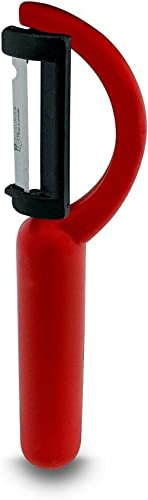 MBS TRADING | Sparschäler Pendelschäler Stylischer Gemüseschäler Obstschäler Schäler Farbe wählbar | Made in Germany, Farbe: Rot