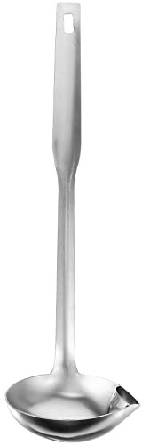 BESTonZON Cuillère à Graisse Séparée Séparateur De Sauce Écope De Séparateur D'huile Cuillère Passoire Écumoire Passoire à Soupe Écumoire Acier Inoxydable Ménage