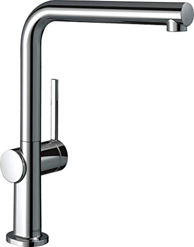 hansgrohe Talis M54 - Niederdruck Armatur Küche, Küchenarmatur für Untertisch-boiler, 1 Stahlart, Wasserhahn Küche mit Auslaufhöhe 270 mm, Mischbatterie Küche schwenkbar, Chrom