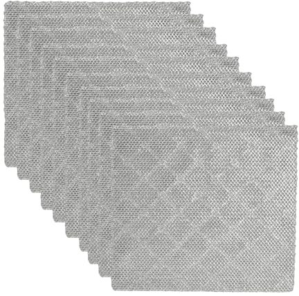 Paños de Limpieza Metalicos, Paño de Cocina de Alambre Multifuncional Antiarañazos, 12 Piezas Trapos de Cocina para Secar, Toallas de Limpieza Platos