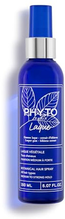 Phyto Paris - Phytolaque - Laque Végétale Fixation Medium à Forte 150ml – Spray Fixant Naturel à la Protéine de Soie – Maintien Durable, Brillance et Protection des Cheveux