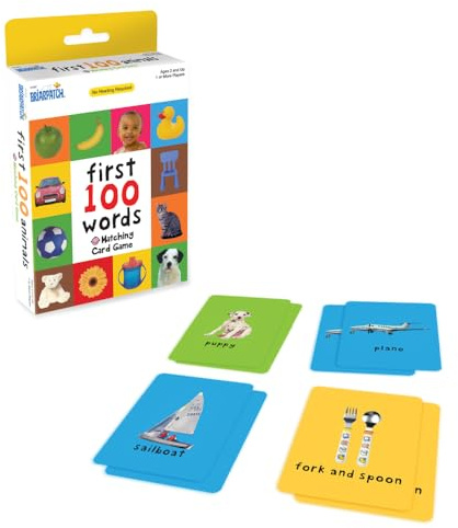 University Games First 100 Words Matching Card Game