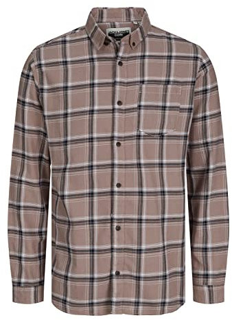 JACK & JONES Herren Jcohunter Check Shirt Ls Hemd/Bluse, Twilight Mauve, L