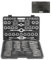 SUBTLETY Jeu de tarauds 110 pièces métriques M2-M18 en acier au tungstène haute précision Jeu de tarauds professionnels Jeu de filières de coupe pour bricolage