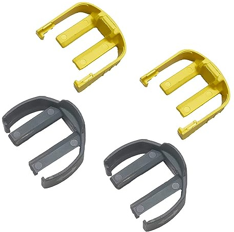 INF 4 Pack Pressure Washer C-Clips, for Karcher K2/K3/K4/K5/K6/K7, Clamps for Flushing Handle clamp Hose, 4 × ABS Quick Release Fasteners for High Pressure Cleaner Accessories, 4.2 x 4.2 + 3.5 x 3 cm