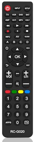 Universal TV Remote Control for All Brands of TV, Universal Remote Control for DVD and More 8 Devices