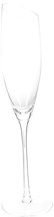 HOLIDYOYO 1pezzi Sottile in Vetro Per Vino e Spumante Design Classico e Semplice Adatto Per Uso e Feste