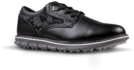 Callaway Golf Links Waterproof Classic Style Golf Shoe, Black, UK 9.5