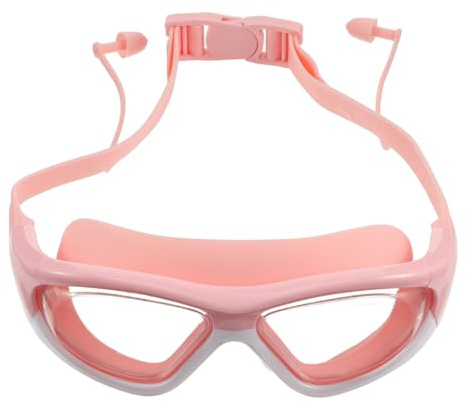 UKCOCO Lunettes de Natation Garçon Fille Anti-buée et Étanches avec Large Cadre Silicone pour Garçon et Fille Confortables et Durables pour Piscine et Plongée
