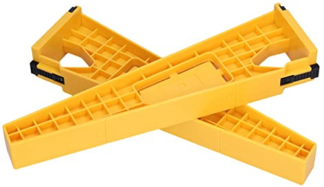 Spacnana di Scorrimento per Cassetti, Kit di Strumenti per l'installazione di Armadietti in ABS da 2 Pezzi per il Montaggio di Guide per Cassetti, Aiuto Regolabile con Lunghezza di 14 Pollici per