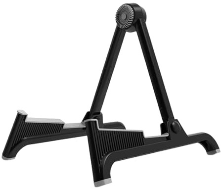 kowaku Klappbarer Instrumentenständer, Musikständer für Ukulele, Schwarzgrau
