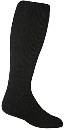 HEAT HOLDERS - Mens Extra Long Thick Heavy Winter Warm 2.7 TOG Knee High Thermal Wool Rich Socks (6-11 UK, Black)