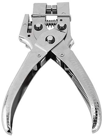 Alicates de Ajuste de Ojales con 100 Piezas Ojales Remaches Tuercas de Remache Set de alicates Herramienta de Ajuste de Ojales Prensa fácil Ojales Huecos