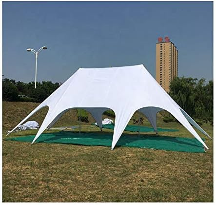 Waterproof Camping Event Beach Yard Patio Mini Double Star Stretch Tent NEW (27x20x13ft.)