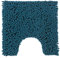 PANA® Chenille WC Vorleger mit U-Ausschnitt für Klo (45x45 cm) • Rutschfester Klo Vorleger mit Ausschnitt • Badezimmer-Teppich Toilette • Bad-Vorleger waschbar • Farbe: Petrol