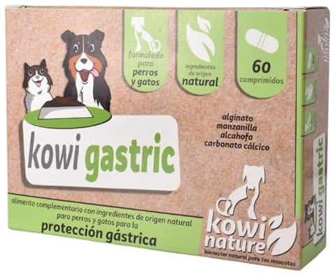 Protector Gástrico Perros y Gatos, Frena vómitos y diarreas KOWI GASTRIC