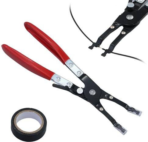 Pince à colliers de serrage, pince à collier de serrage, pince à souder, pince à souder de voiture, pince multifonction, pince à souder multifonction, avec ruban isolant, pour réparation automobile