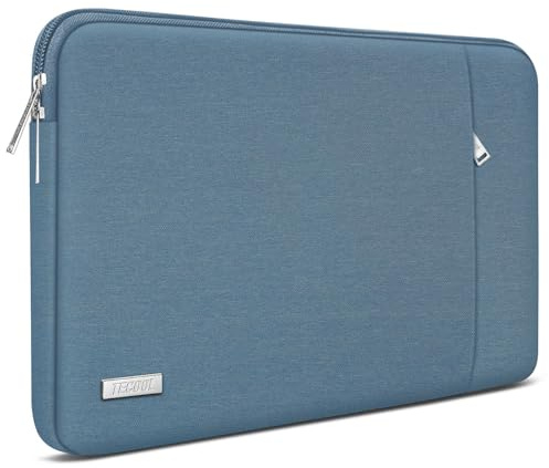 TECOOL 14 Inch Laptop Sleeve,Protective Laptop Case 14 inch for 14 HP EliteBook Pavilion Dell Lenovo Thinkpad Acer Chromebook Notebook,MacBook Air 15 M3 M2 Waterproof Computer Bag,Denim Blue