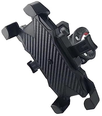 PENIKOKO Soporte Móvil para Motocicleta Antideslizante con Seguro y Protección contra Vibraciones para Smartphones Bicicletas y Motos