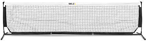 SKLZ Soccer Volley Net, Mejora el Control del Balón, Ideal para Entrenamiento, 365 cm de Ancho, 2 Alturas Ajustables (61 y 91 cm), Portátil, Incluye Bolsa de Transporte, Color Alta Visibilidad