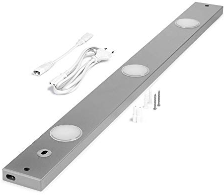 NCC-Licht LED Unterbauleuchte Peppa 82cm Titan 10W warmweiß 3000K mit Sensor