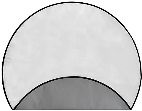 LIVIVO Round 38” Fire Pit Protector Outdoor Fireproof BBQ Grill Firepit Mat - Heat Deflector Protecting Floor, Decking, Patio, Campsite, Chiminea, Grass, Bonfires for Heat Fire Damage