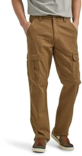 Wrangler Jeans för Herr Cargo Pant, Avslappnad Passform, Raka Ben