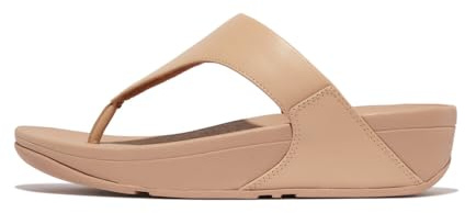Fitflop Femme Tige d'orteil en Cuir Lulu Sandale, Beige, 37 EU