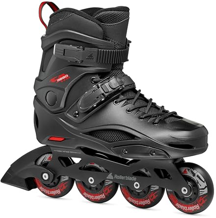 Rollerblade Rb 80, Color: Black/Red, Size: 9 (07400500741-9)