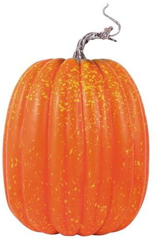 Kouoybt Decorative Pumpkins Artificial Pumpkins Faux Pumpkins Halloween Thanksgiving Tabletop Centerpieces for Home (Yellow, 21cm*15cm)