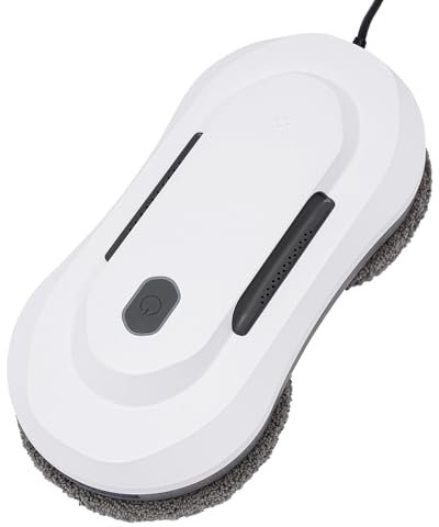 WindWilder Robot per la pulizia delle finestre, 2800Pa, lavavetri, elettrico, automatico, con telecomando, robot per la pulizia delle finestre, robot per finestre, specchi, 29,5 x 14,5 x 7,5 cm