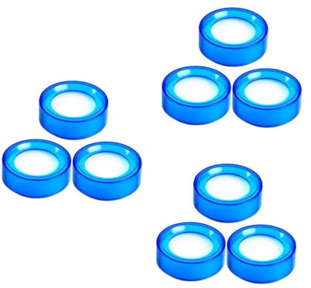 BESPORTBLE 3 Sätze Geldzählende Handfeuchte Vorrichtung Fingerschwamm, Der Geld Zählt Handschwammbefeuchter Fingerspitzenbefeuchter Schul-zählschwamm Büro-zählschwamm Plastik Blue 3 Stück * 3